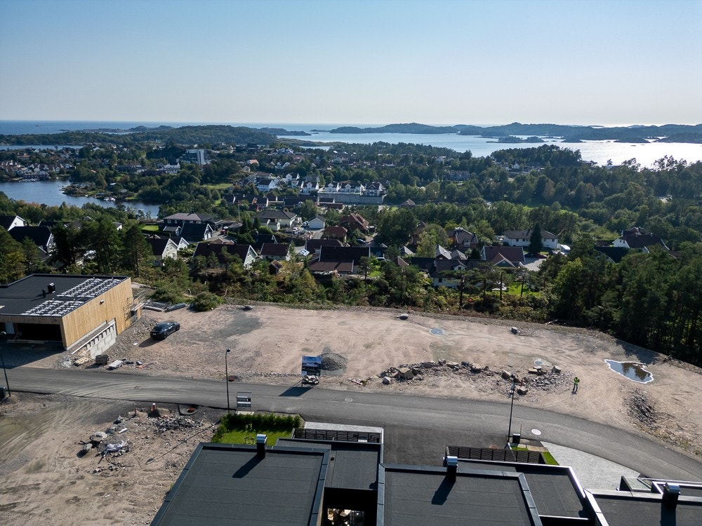 Tomten hvor boligen skal bygges Galleribilde