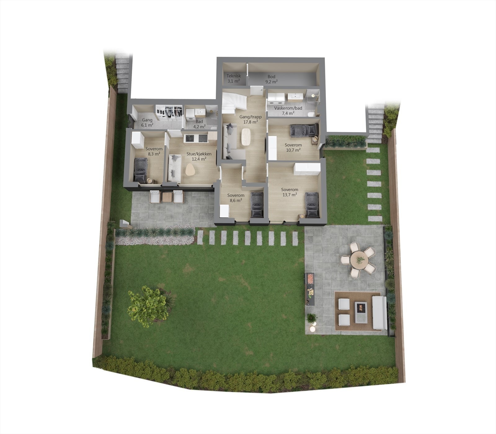 Plan u.etg. Galleribilde