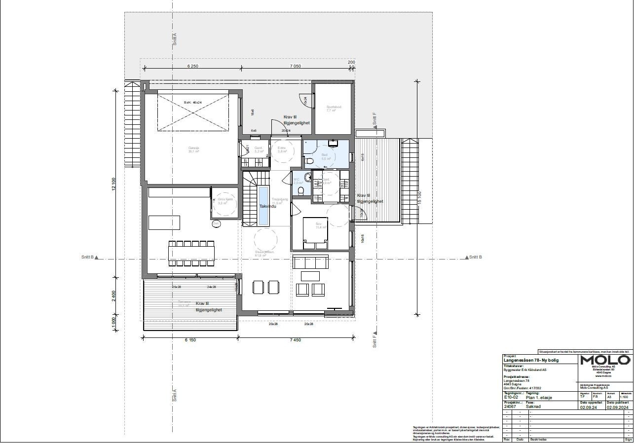 Plan 1. etg. Galleribilde