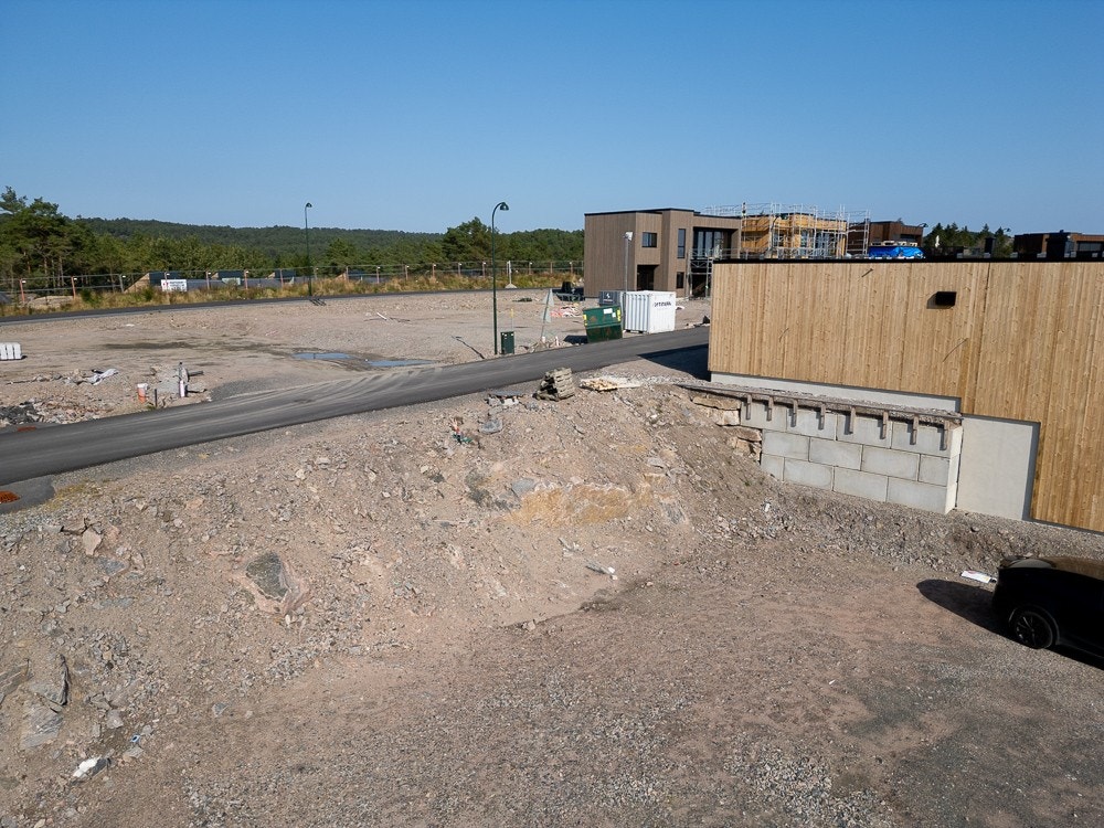 Tomten hvor boligen skal bygges Galleribilde