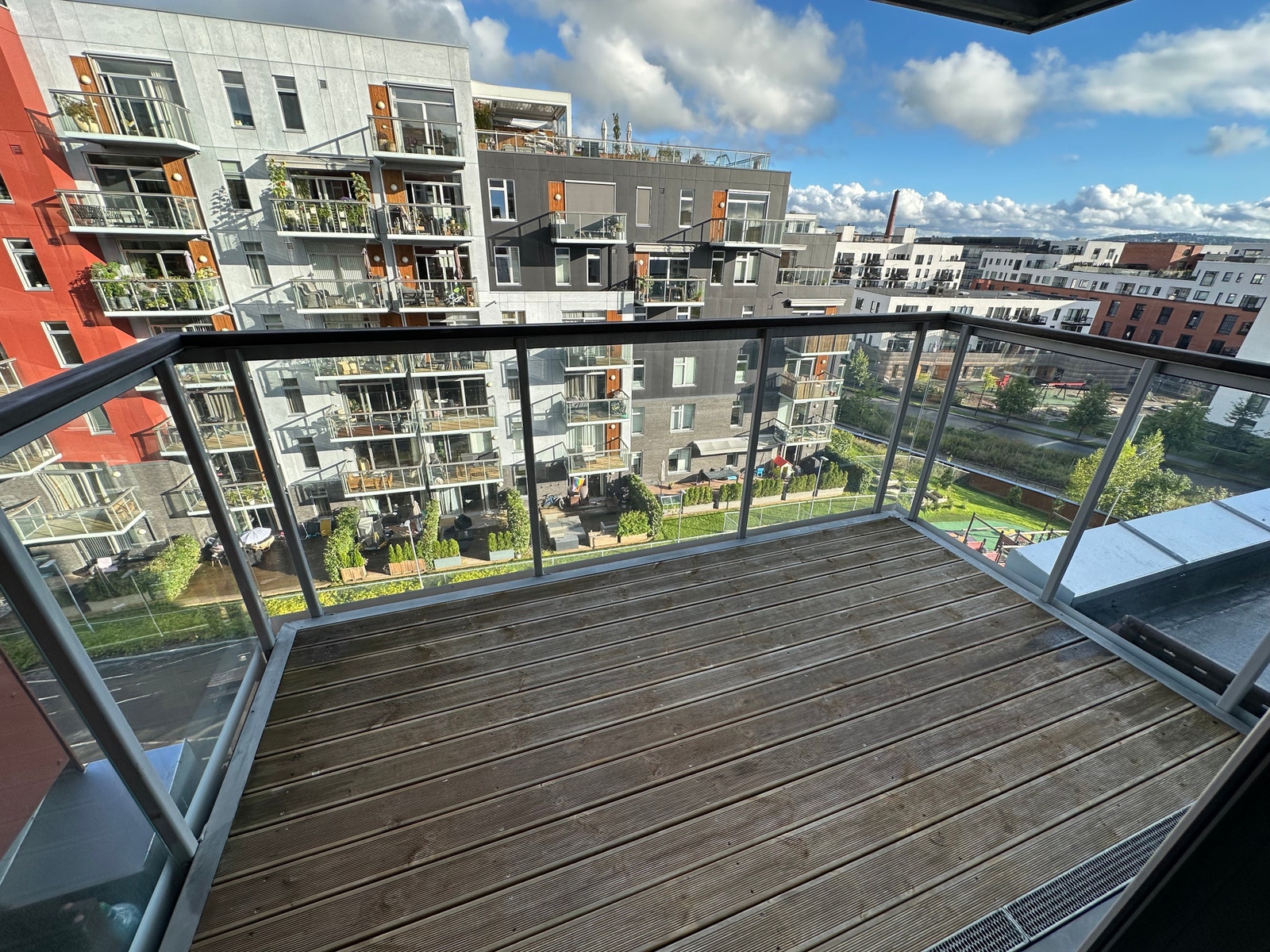 Balkong med flott utsikt Galleribilde