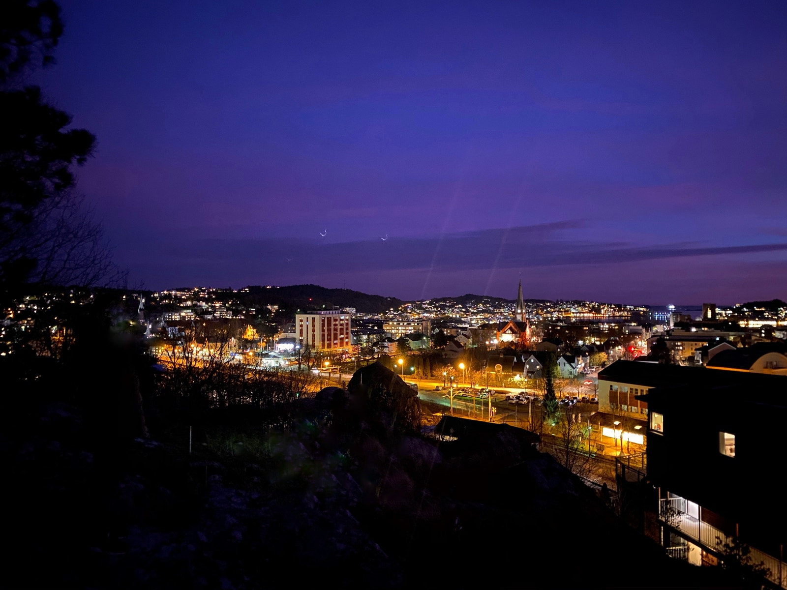 Vakker skyline Galleribilde