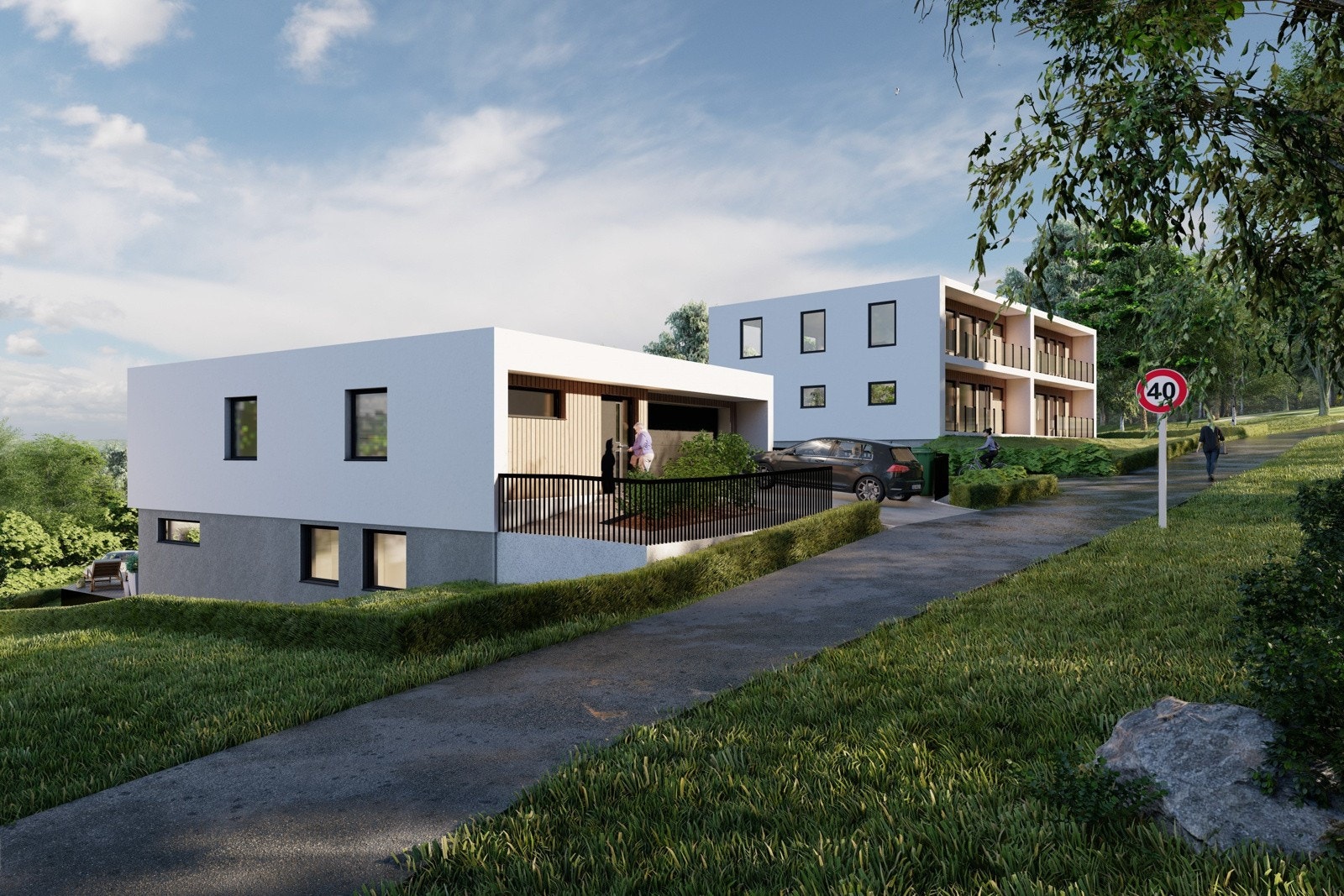 Følger man stiene innover i marka kan man nå både Hellashytta som holder helgeåpent, og Risdalstårnet. Fra Risdalstårnet er det fantastisk utsikt mot topper i hele 6 fylker. Det er også kort vei til idylliske Blektjern med gode bade- og fiskemuligheter. Galleribilde