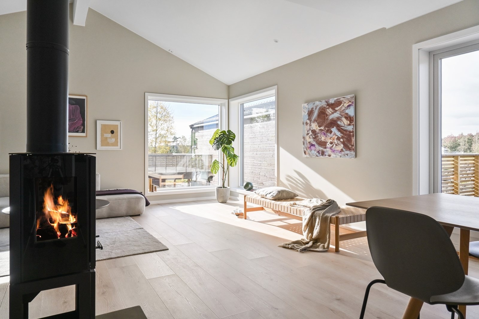 Bilder av ferdigstilt og innflyttingsklar bolig - kundetilpasset med tilvalg/endringer Galleribilde