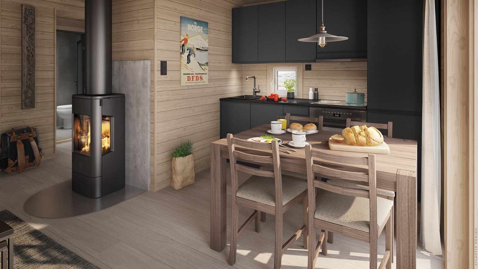 Der det er hjerterom er det husrom for familie, venner og god mat Galleribilde