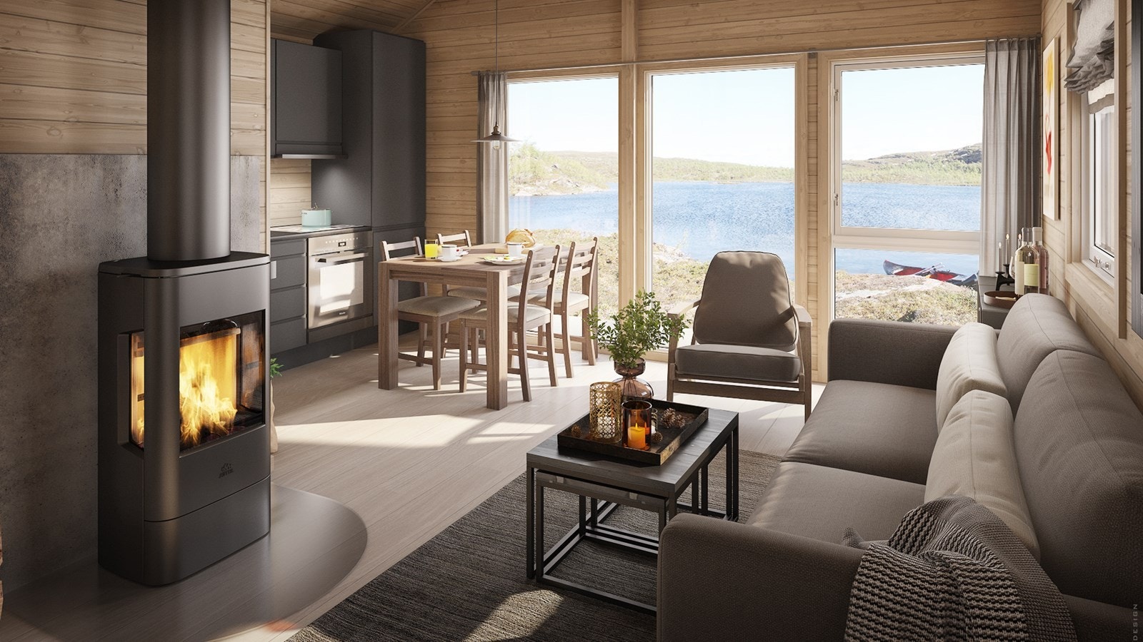 Steg 39-1 er forbausende romslig, til tross for sin beskjedne størrelse. Galleribilde