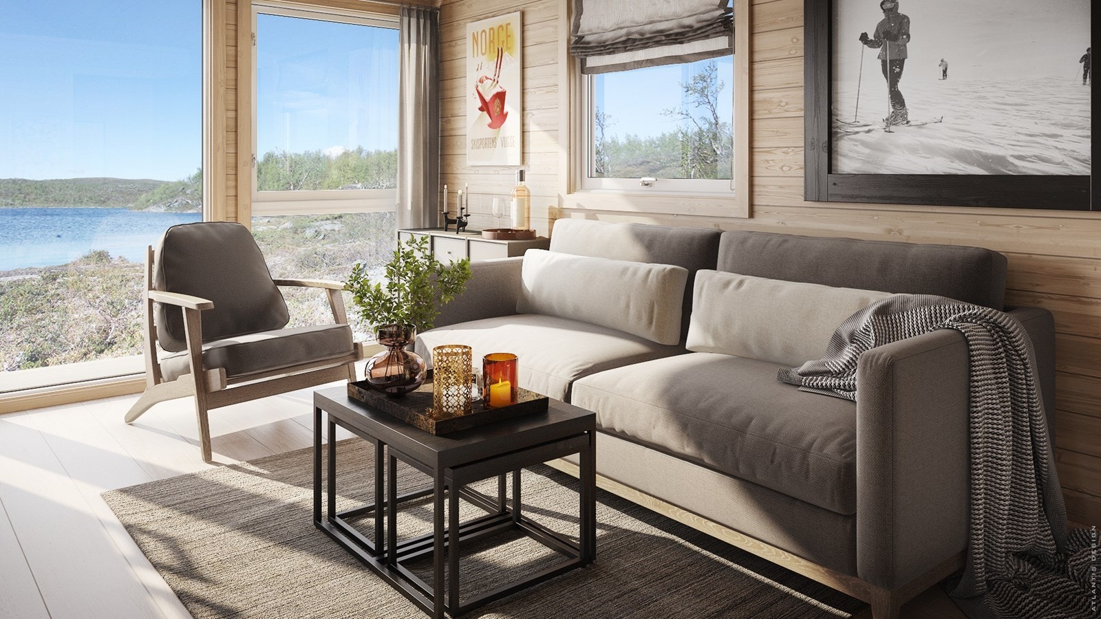 Finn utsikt fra stua Galleribilde