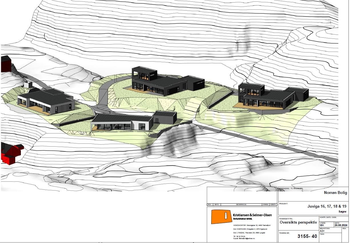 Illustrasjon Juviga 16-19 i kart Galleribilde