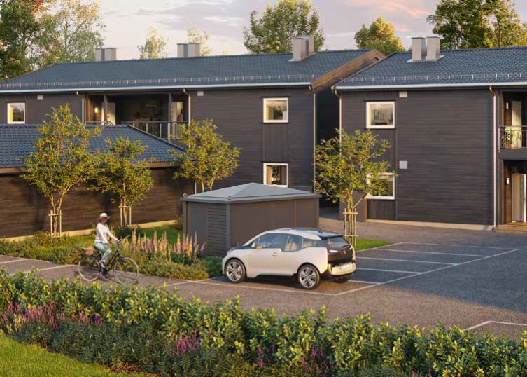 Med medfølger p-plass i carport og utvendig bod. Galleribilde