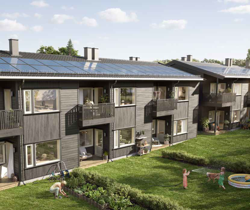 Velkommen til Damlivegen! Nye selveierleiligheter sentralt på Skarnes. Galleribilde