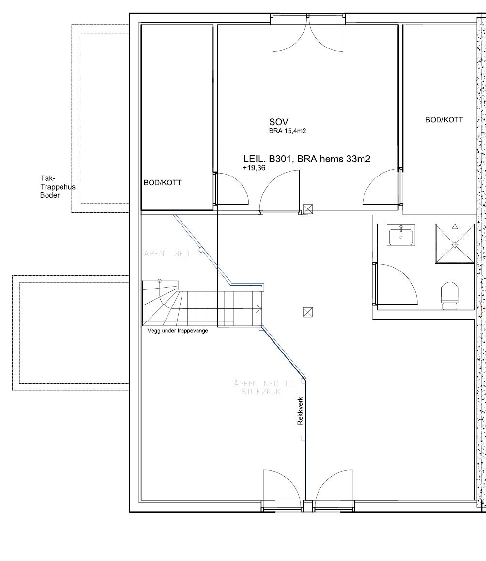 Plantegning hems 301 Galleribilde