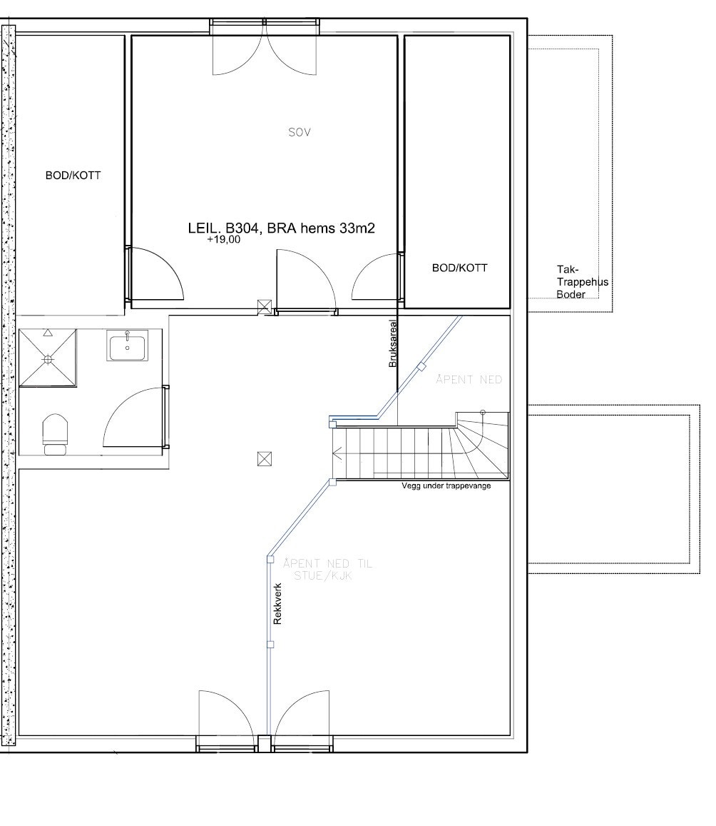 Plantegning hems 304 Galleribilde