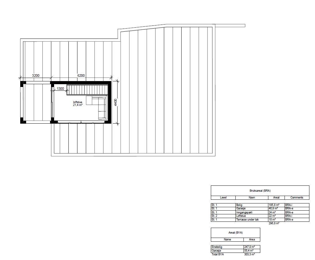 Praktisk planløsning med loftstue. Store vinduer med flott utsikt og gode lysforhold. Attraktiv beliggenhet i et rolig og barnevennlig område. Galleribilde