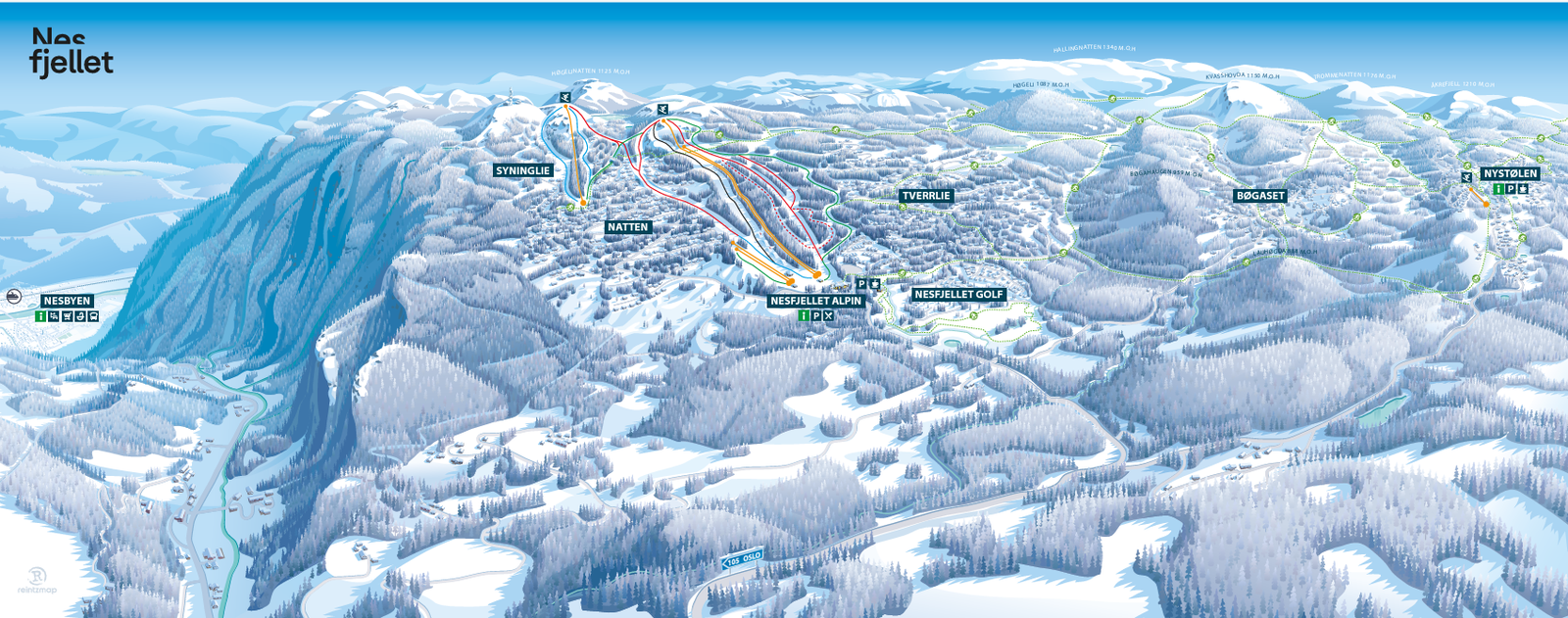 Områdekart Galleribilde