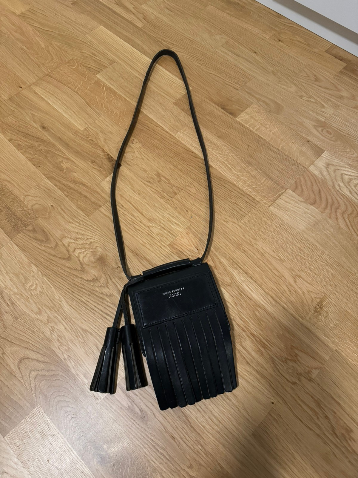 Acne laurie fringe bag sale