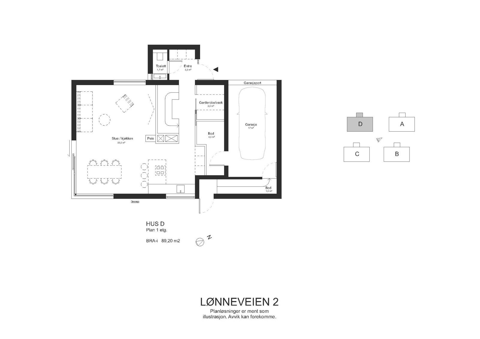 1 etg alternativ 2 med pratikantdel Galleribilde