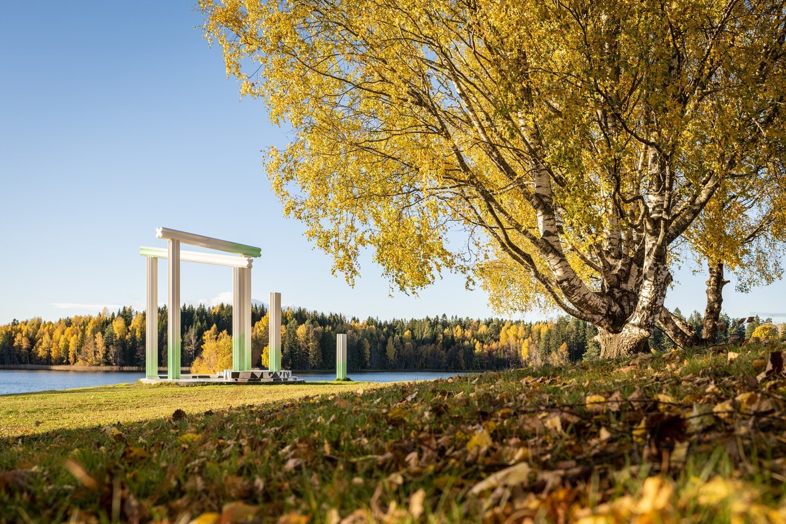 Nordbytjernet med flotte turmuligheter sommer og vinter. Galleribilde
