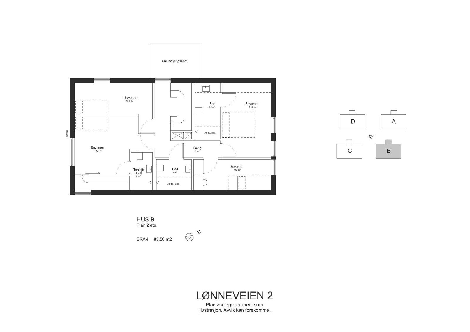 2 etg alternativ 2 med pratikantdel Galleribilde