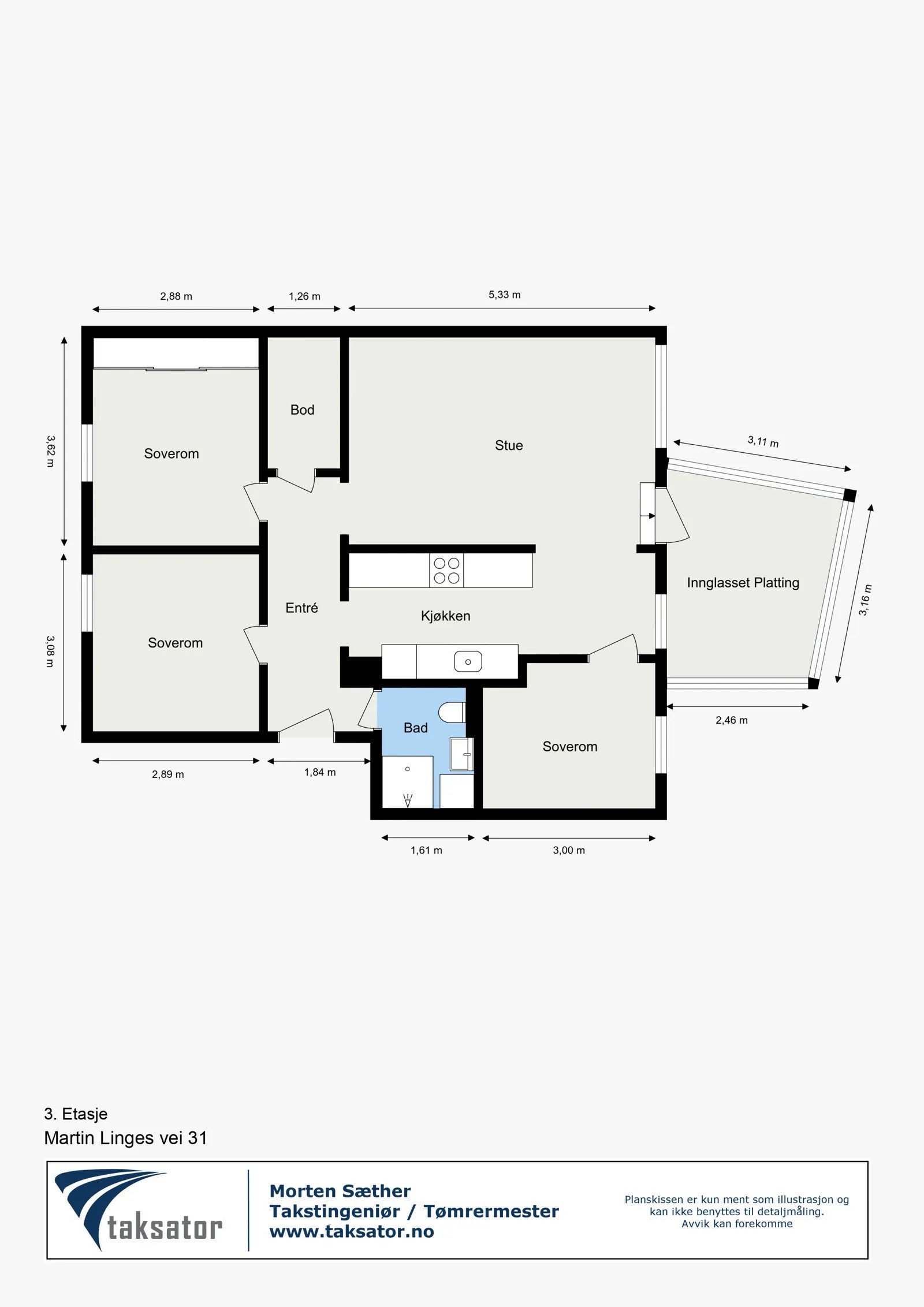 Plantegning Galleribilde