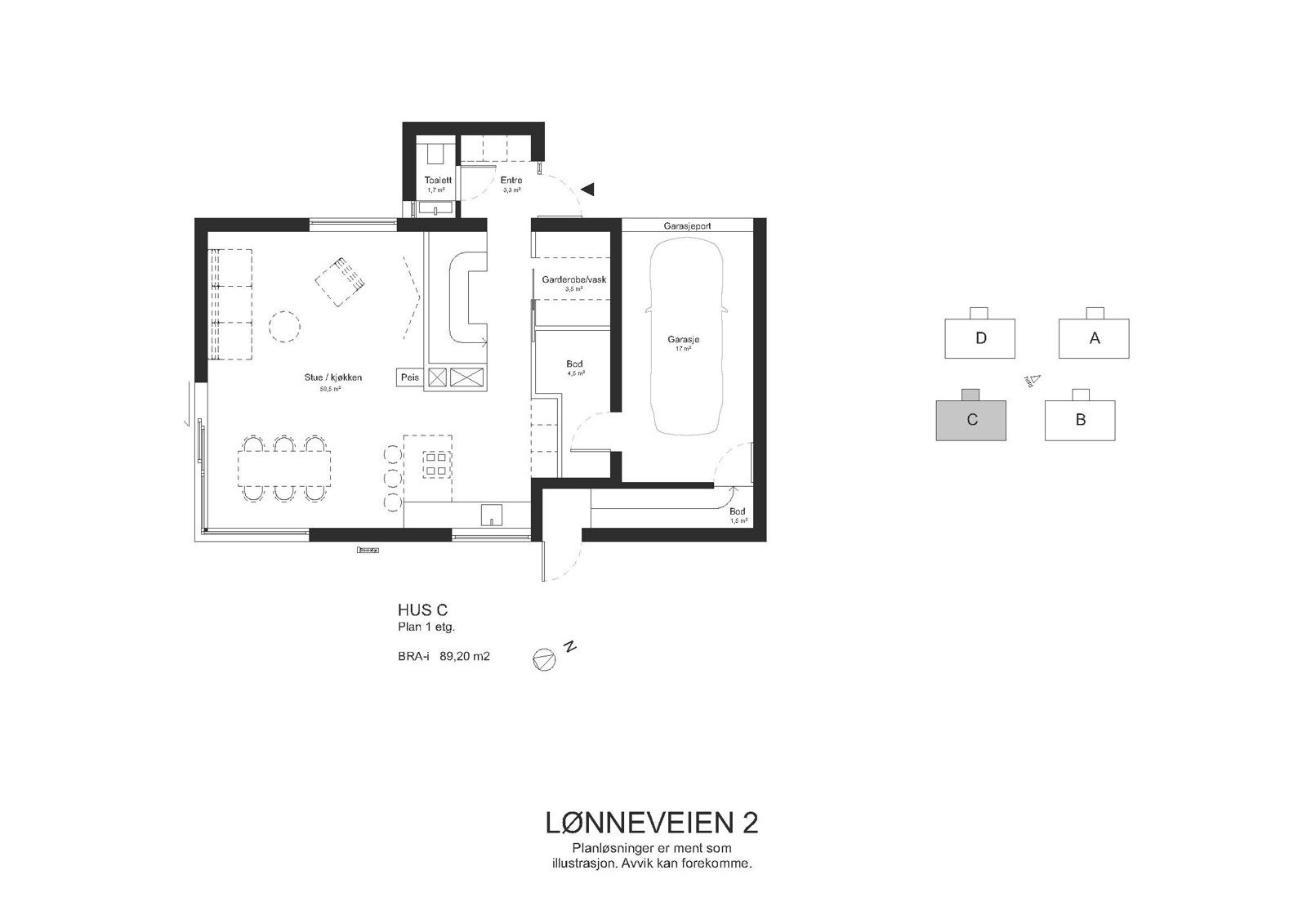 1 etg alternativ 2 med pratikantdel Galleribilde