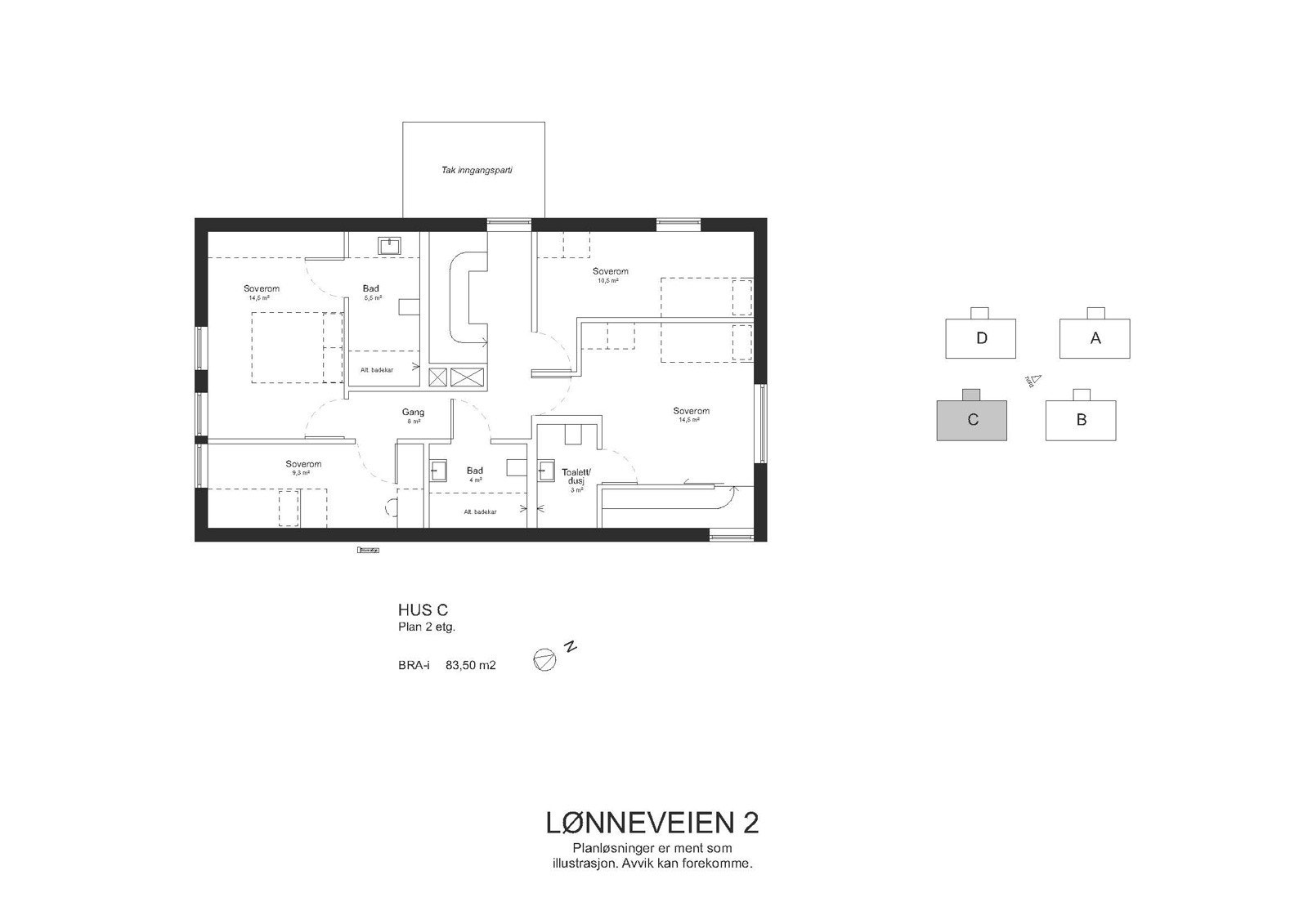 2 etg alternativ 2 med pratikantdel Galleribilde