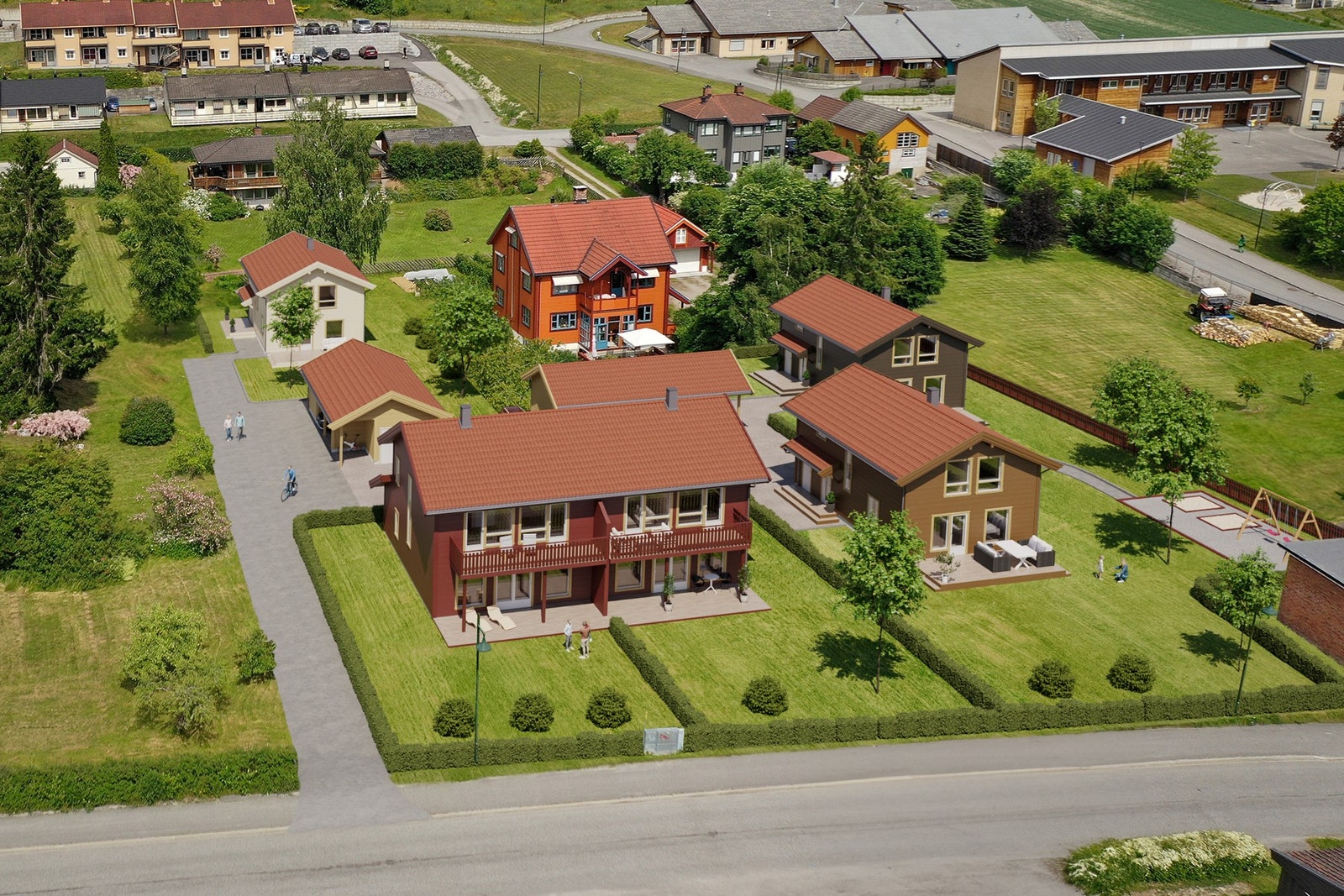 Miljøvennlig - egen hage - alt på en falte Galleribilde