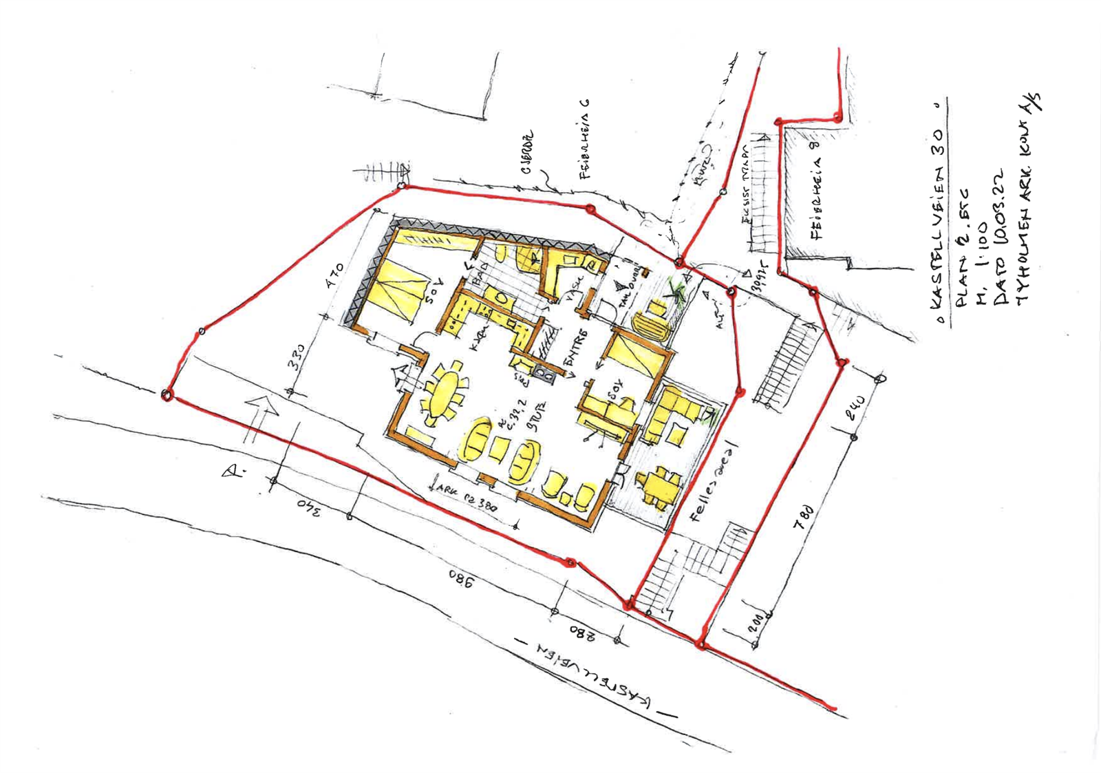Plantegning 2.etg Galleribilde
