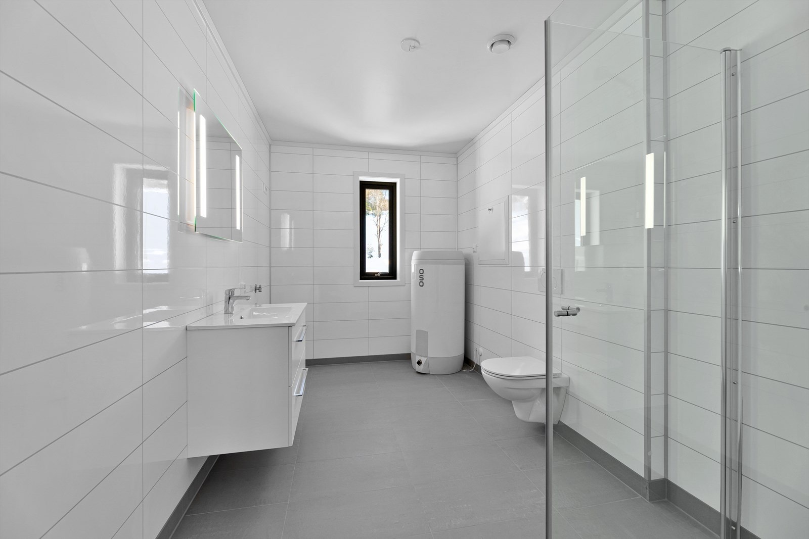 Bad. Bildet er fra tilsvarende leilighet oppført i Eggedal. Galleribilde