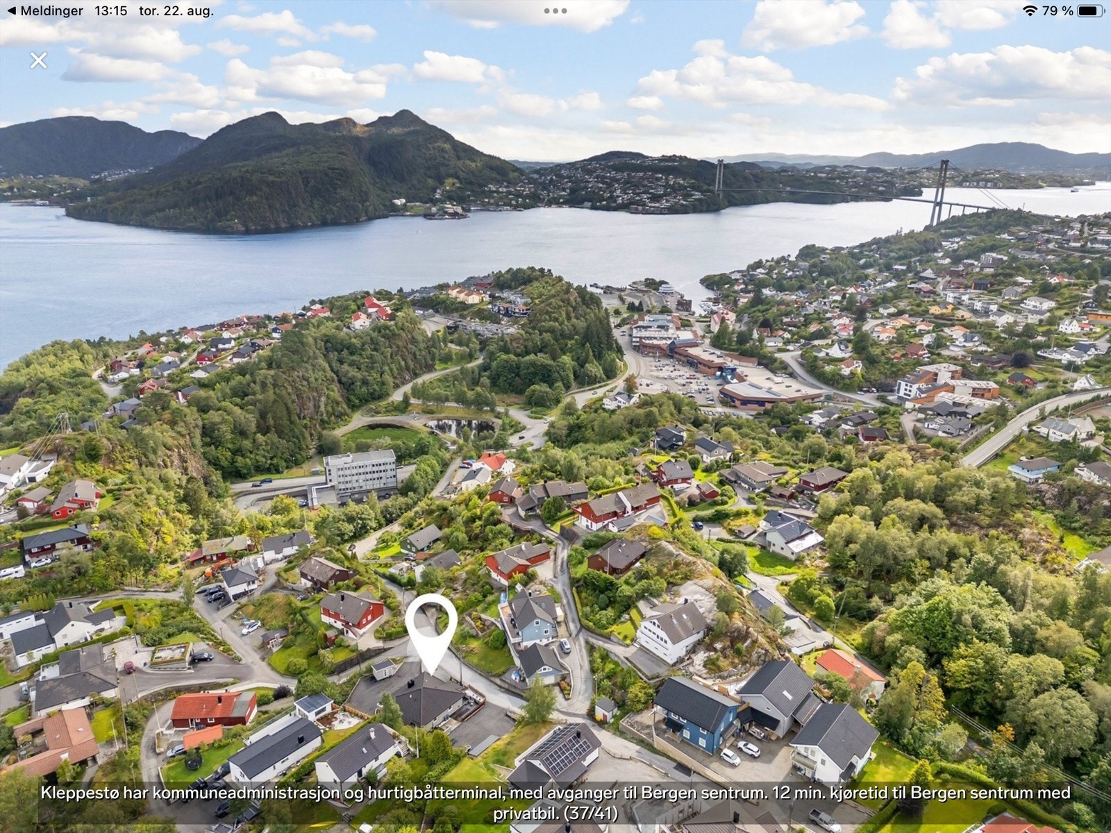 Noen minutters gange fra Kleppestø Senter Galleribilde