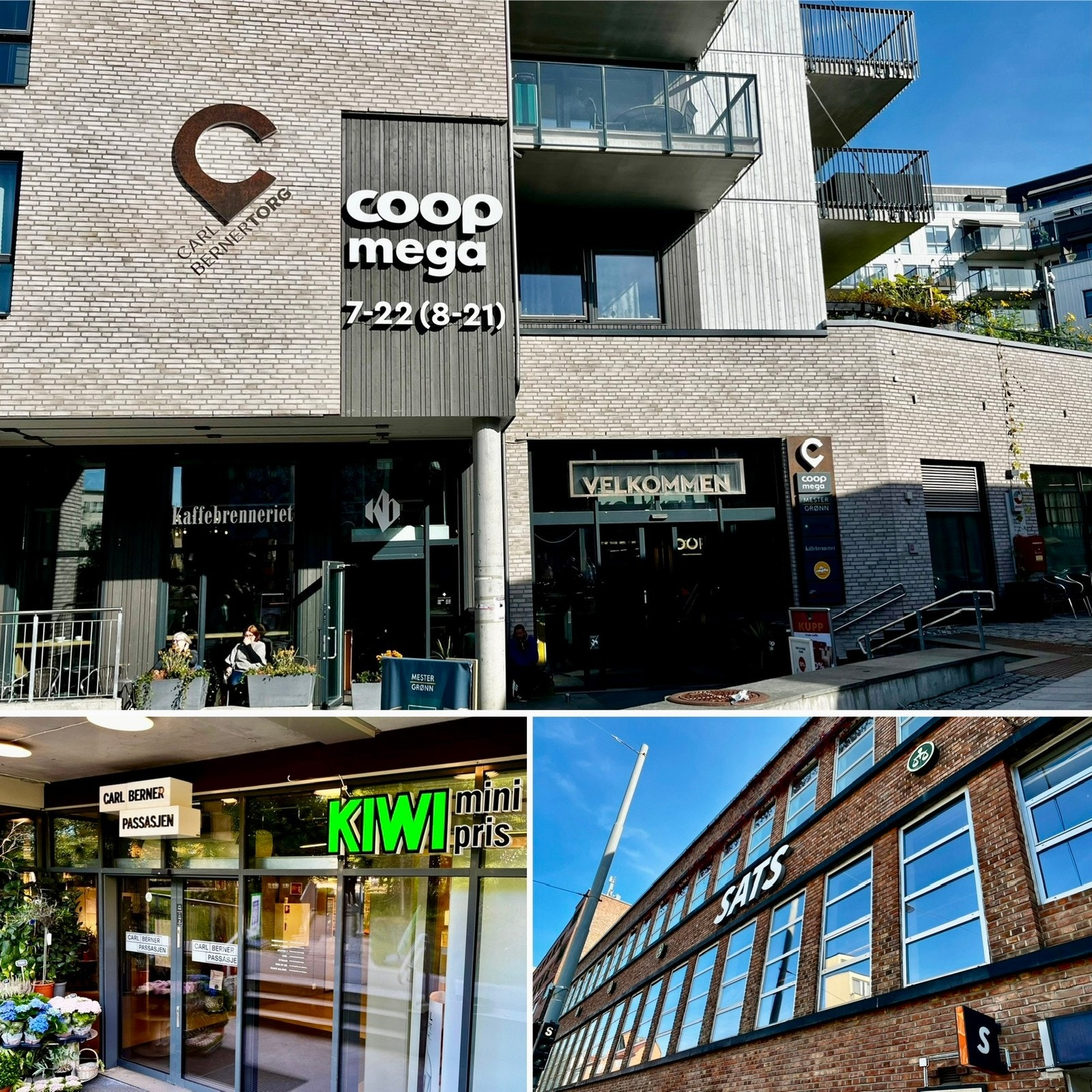 Butikker og treningssentre i nærheten Galleribilde
