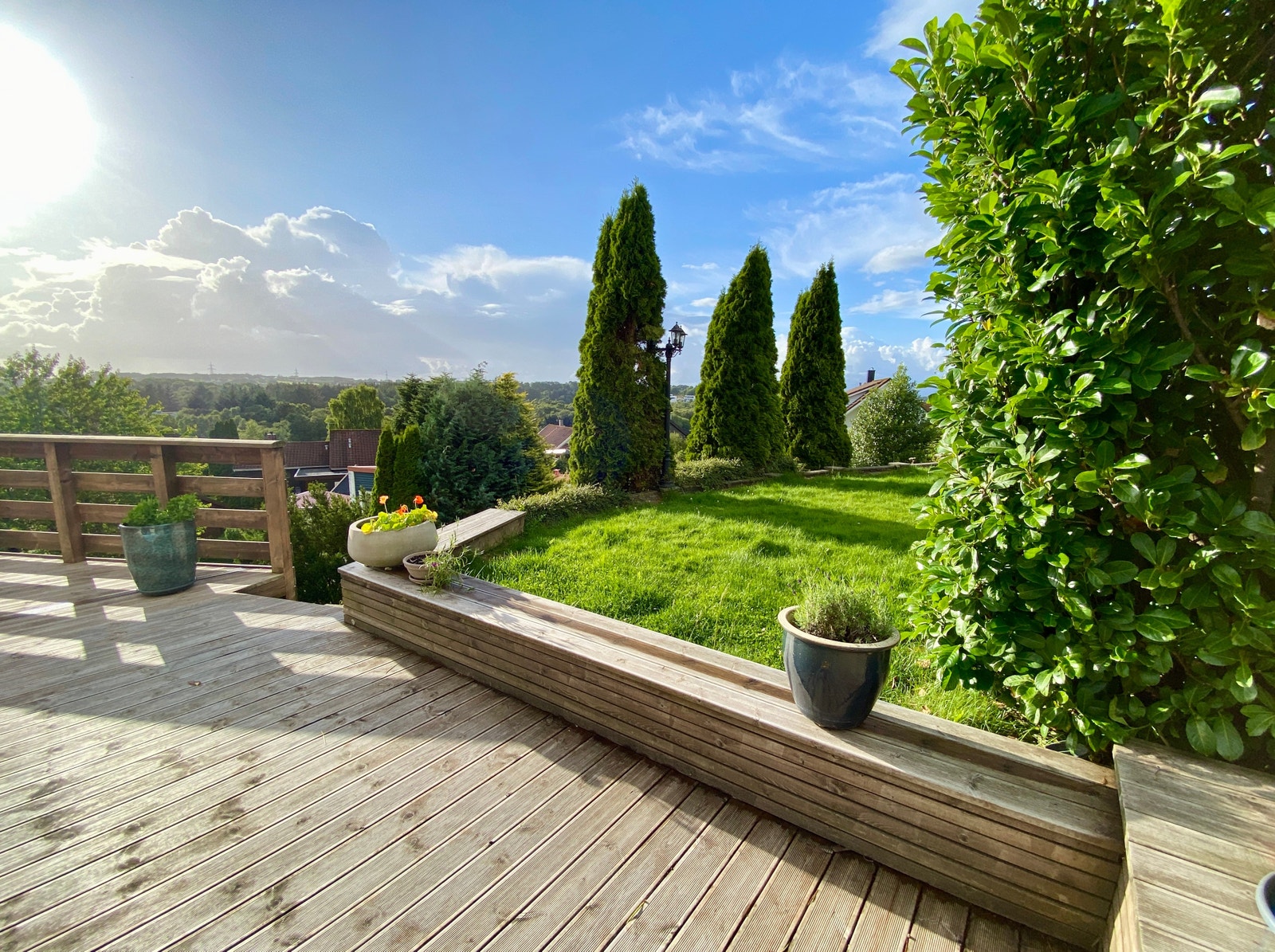 Terasse og hage Galleribilde