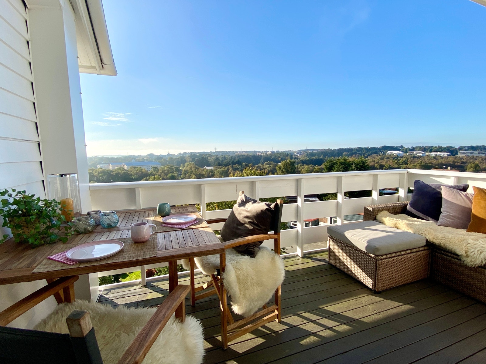 Balkong andre etasje med utsikt Galleribilde