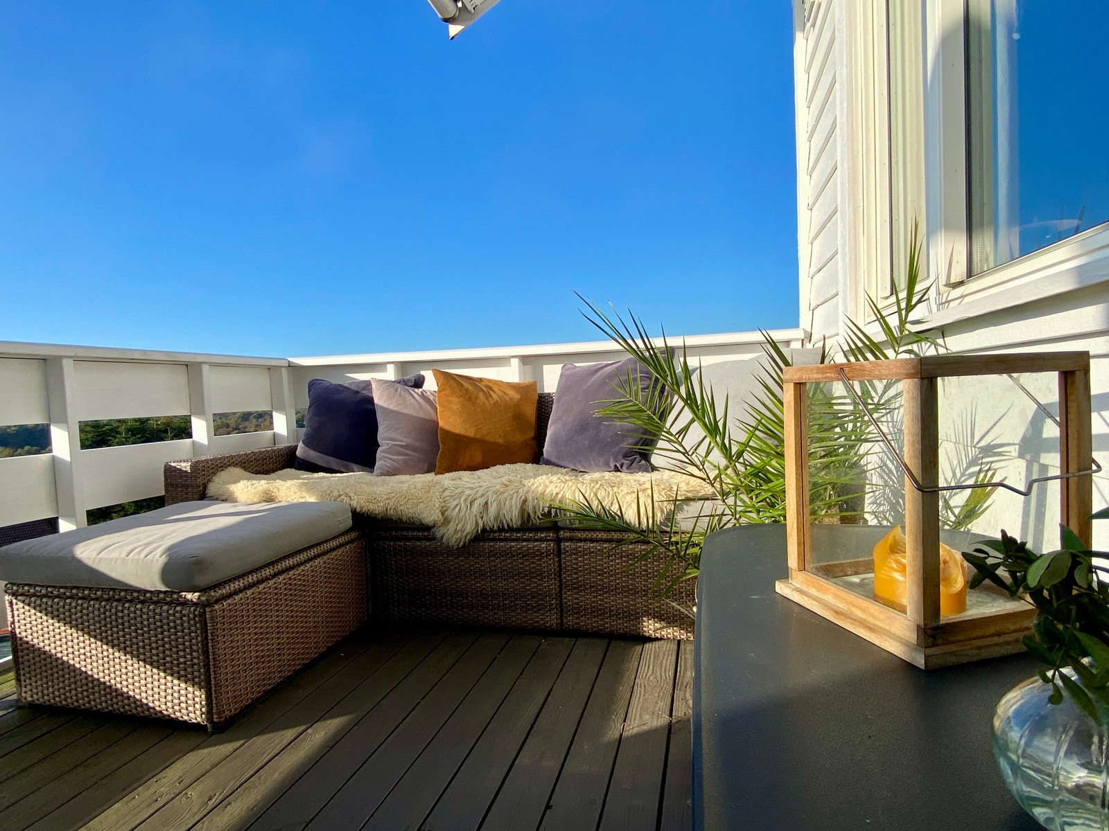 Balkong andre etasje med utsikt Galleribilde