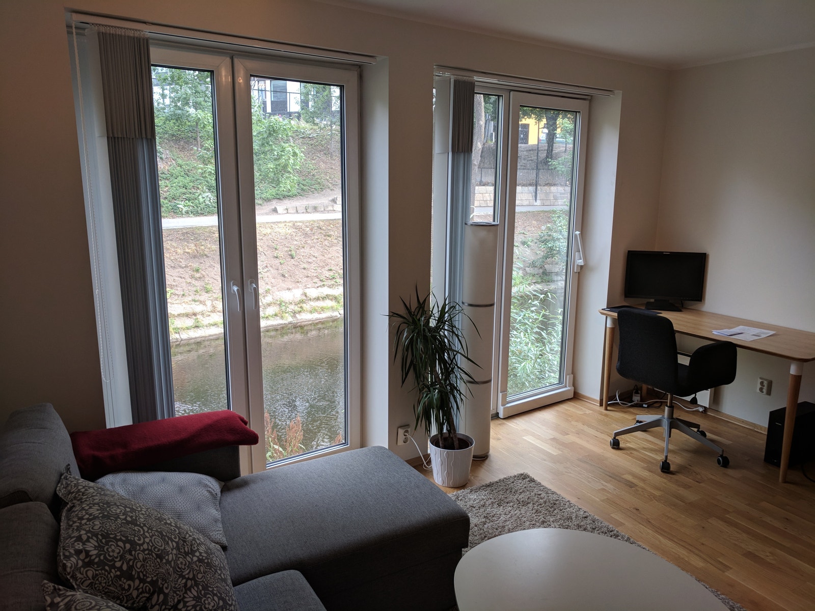 Stue med utsikt Galleribilde