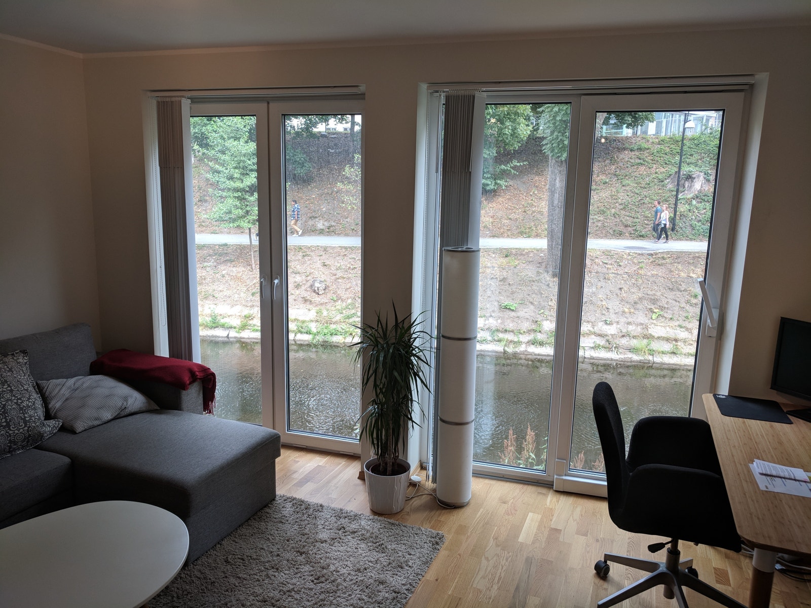 Stue med utsikt Galleribilde