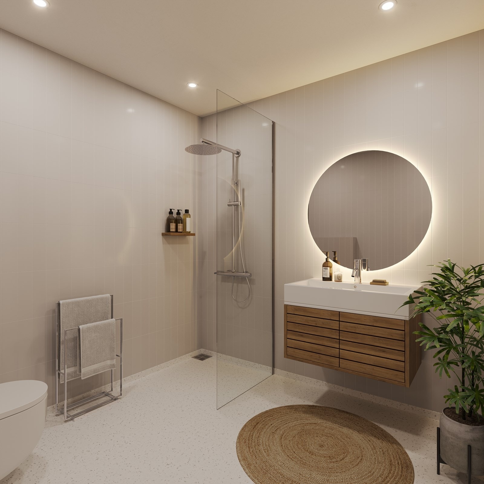 Illustrasjon bad Galleribilde