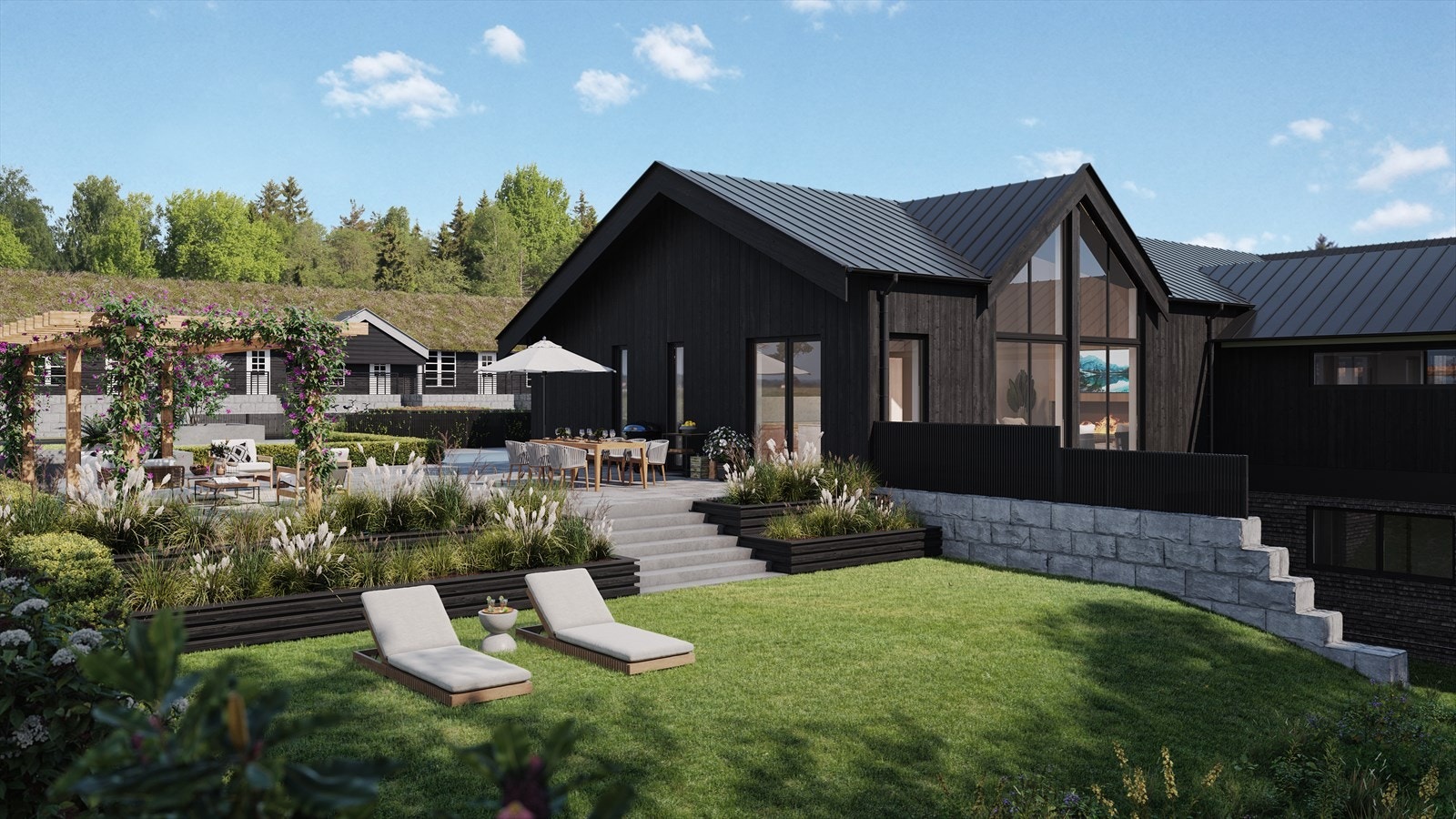 Utenfor leiligheten får du privat uteområde med nydelig utsikt og gode solforhold. Illustrasjonsfoto. Galleribilde