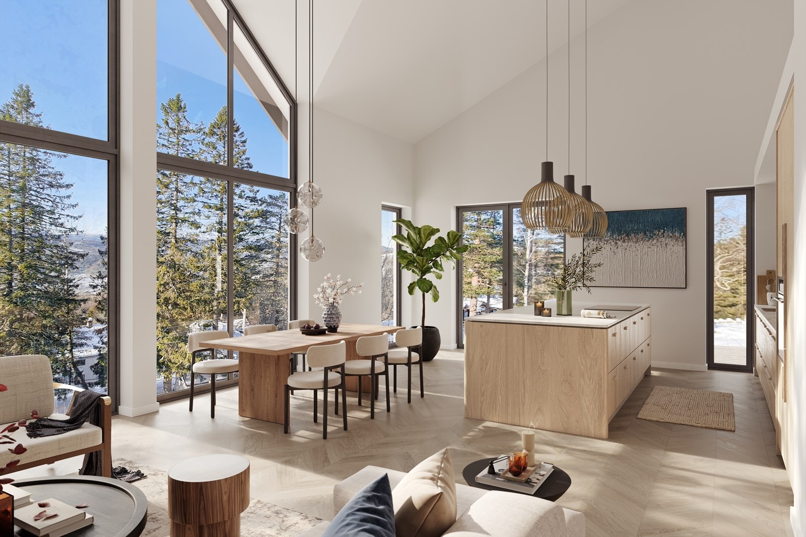 Velkommen til Rødkleivfaret 1 - En lekker leilighet i eksklusivt boligprosjekt på toppen av Voksenkollen! Illustrasjonsfoto. Galleribilde