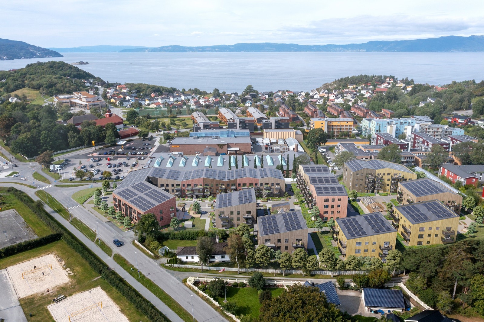 Velkommen til Gartnersletta Parsellhaven bygg F - J! Illustrasjon, avvik vil forekomme. Galleribilde