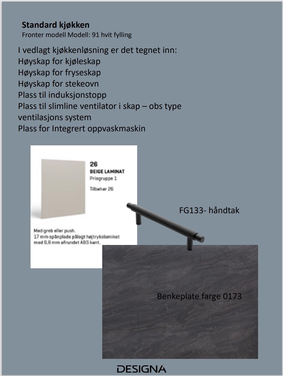 Kjøkken fra Designa Galleribilde