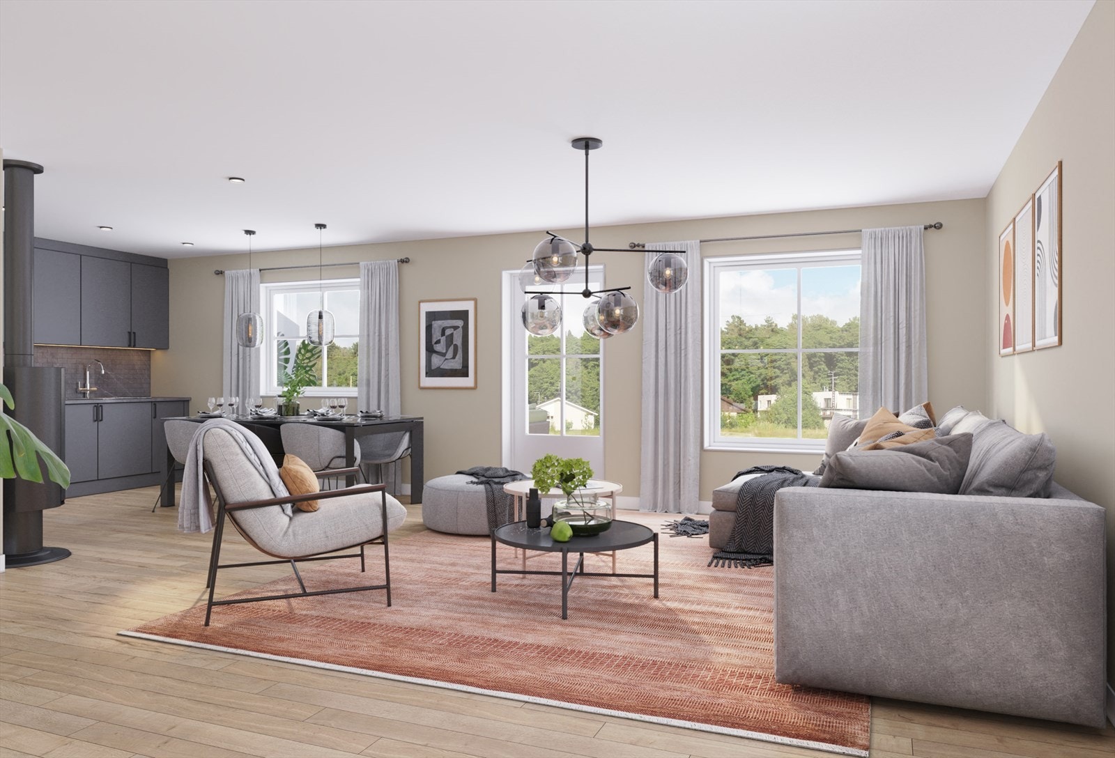 Stue / Kjøkken Galleribilde