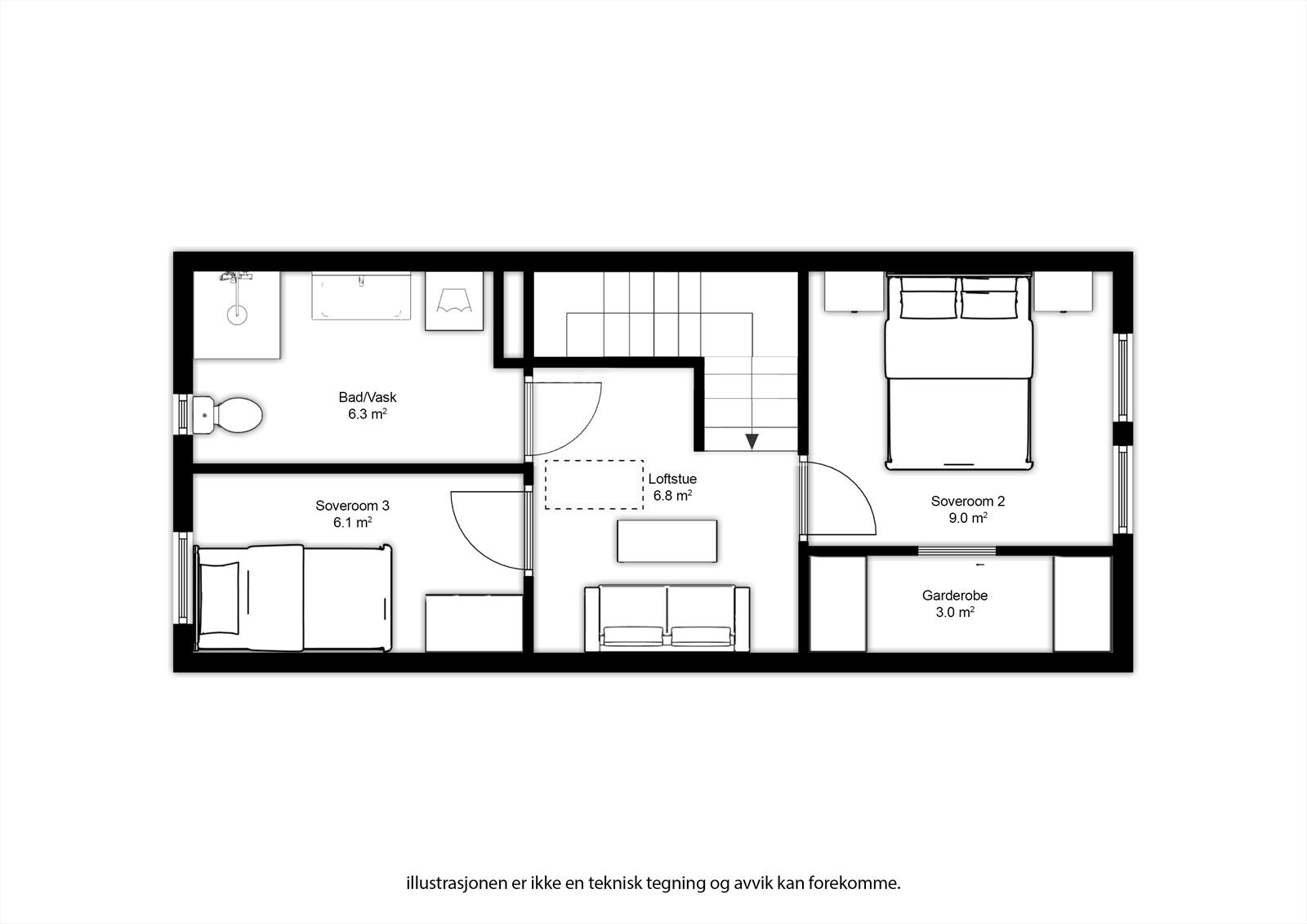 TypeB 2 etasje Galleribilde