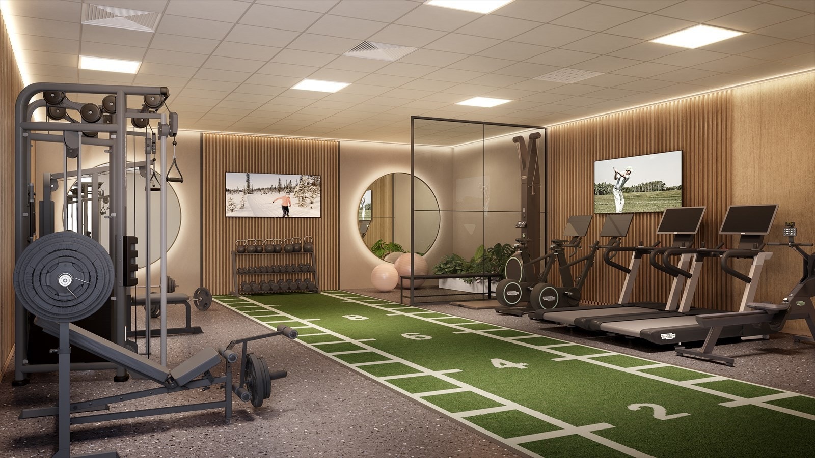 Sameiet får flott treningssenter med utstyr av topp kvalitet på ca. 100 kvm. Illustrasjonsfoto. Galleribilde