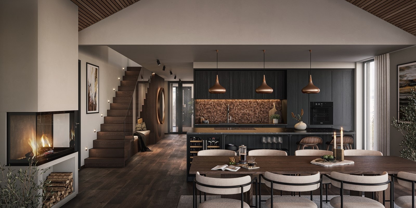 Leiligheten ligger i et eksklusivt boligprosjekt for de kresne. Her har du vannbåren varme, balansert ventilasjon, lekker parkett, delikate fliser og stilrene kjøkken/bad. Illustrasjonsfoto. Galleribilde