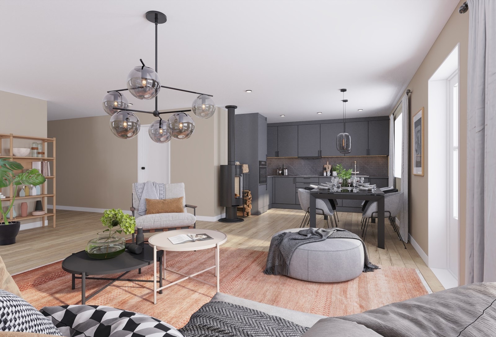 Stue / Kjøkken Galleribilde