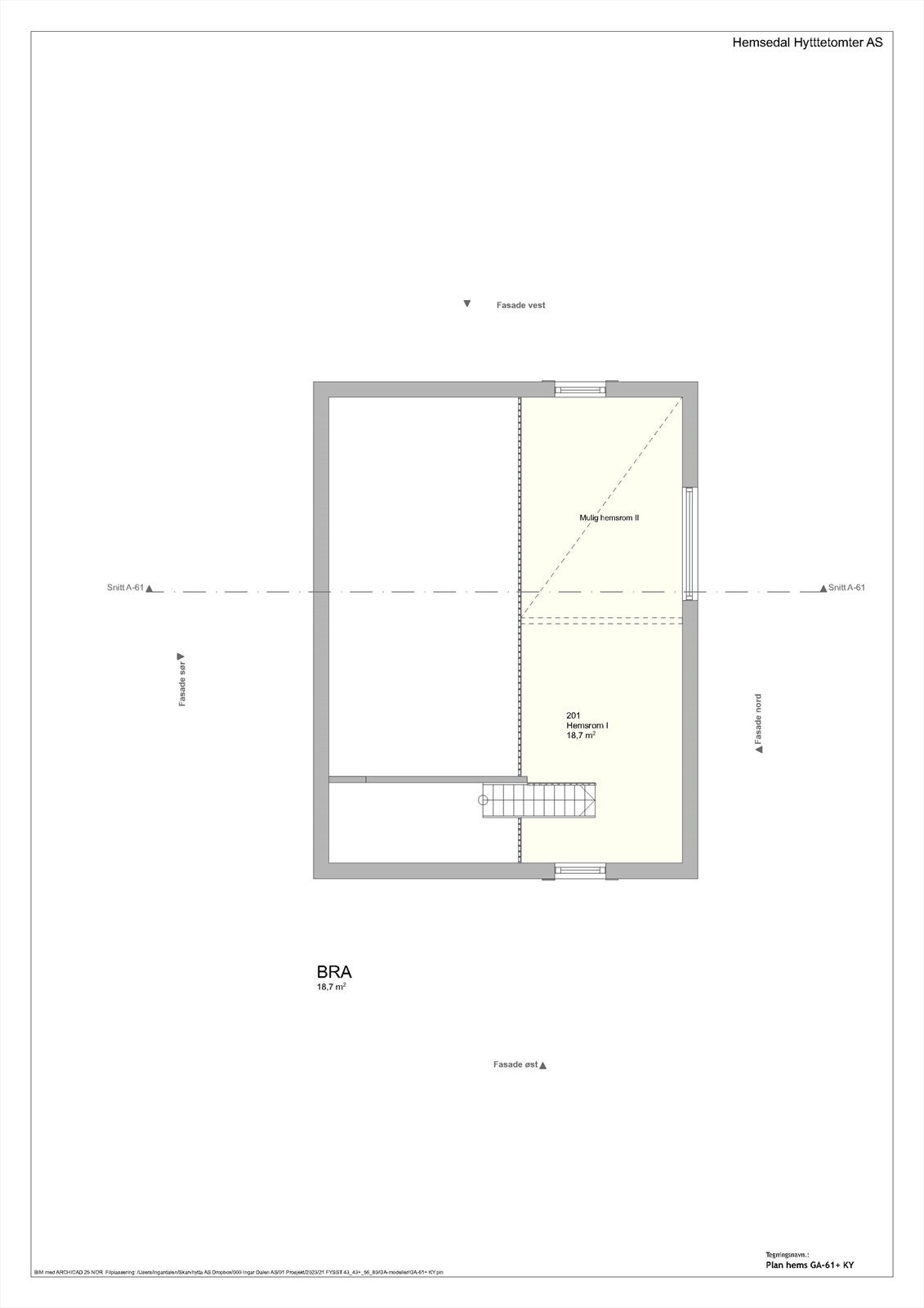 Mini pluss med hems Galleribilde