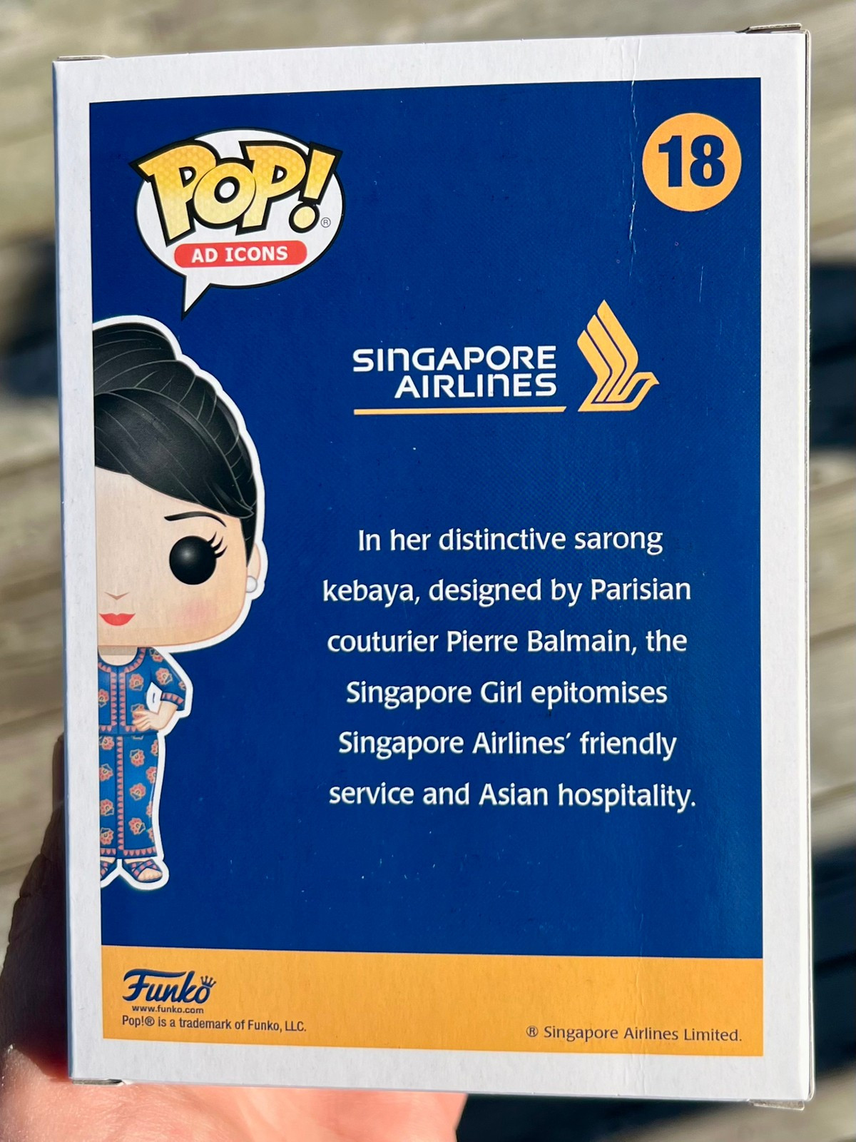 Funko Pop Ad Icons Singapore Girl Singapore Airlines 18 FINN torget