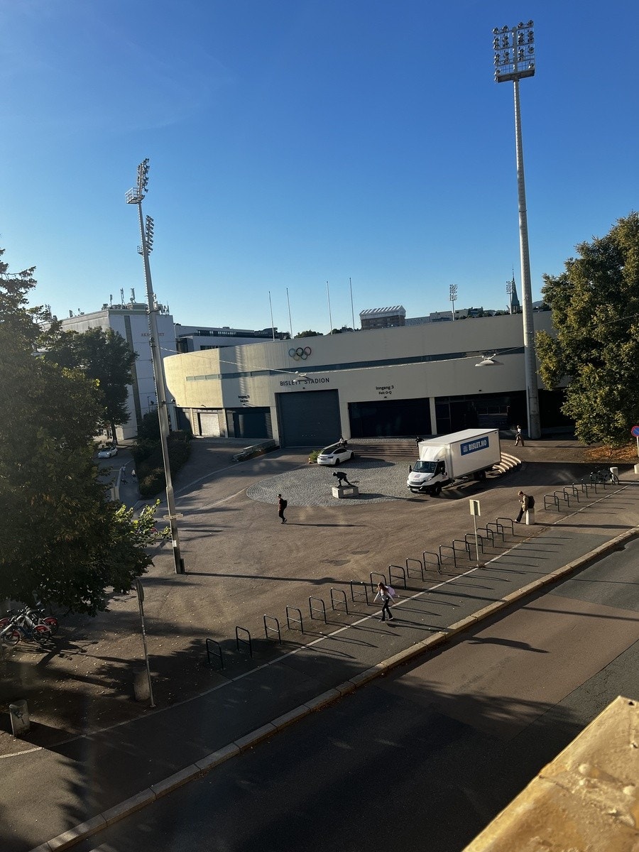 utsikt mot Bislett Stadion Galleribilde