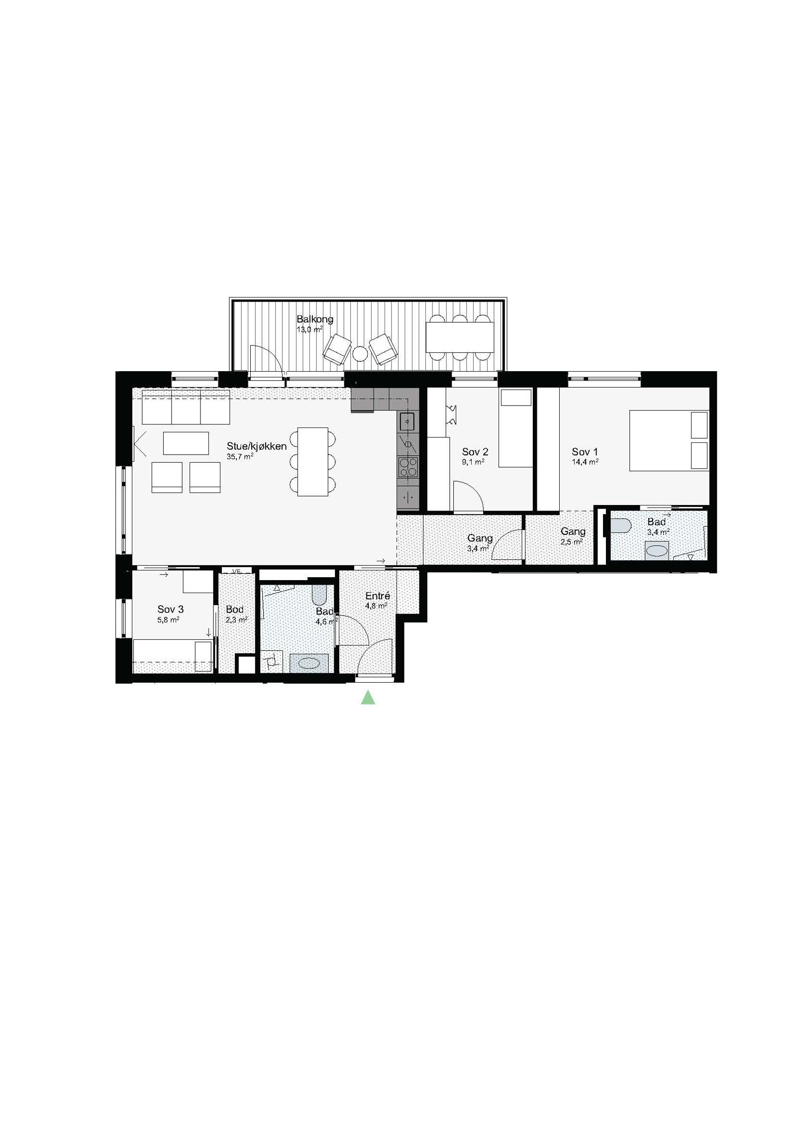 Leilighet 5-406 Galleribilde