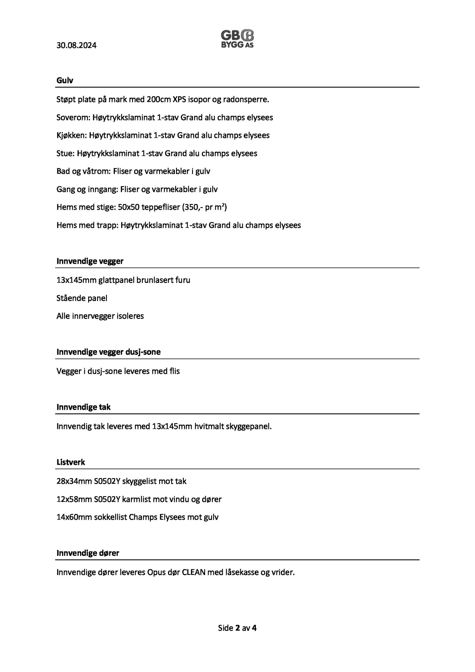 Leveransebeskrivelse Stølslia hyttefelt - Side 2 av 4 Galleribilde